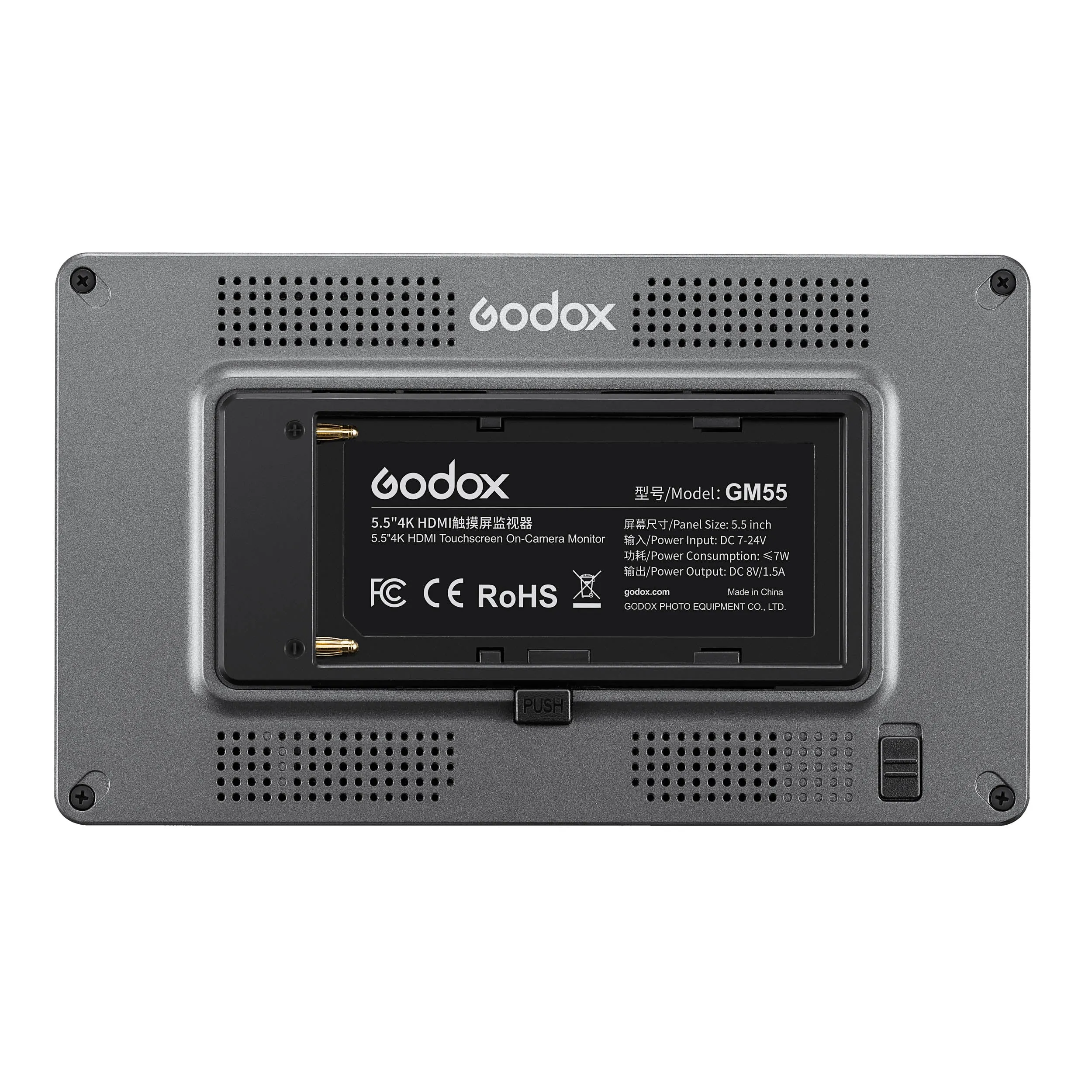 GM55 5.5" IPS Touchscreen On-Camera Field Monitor with 4K HDMI Output