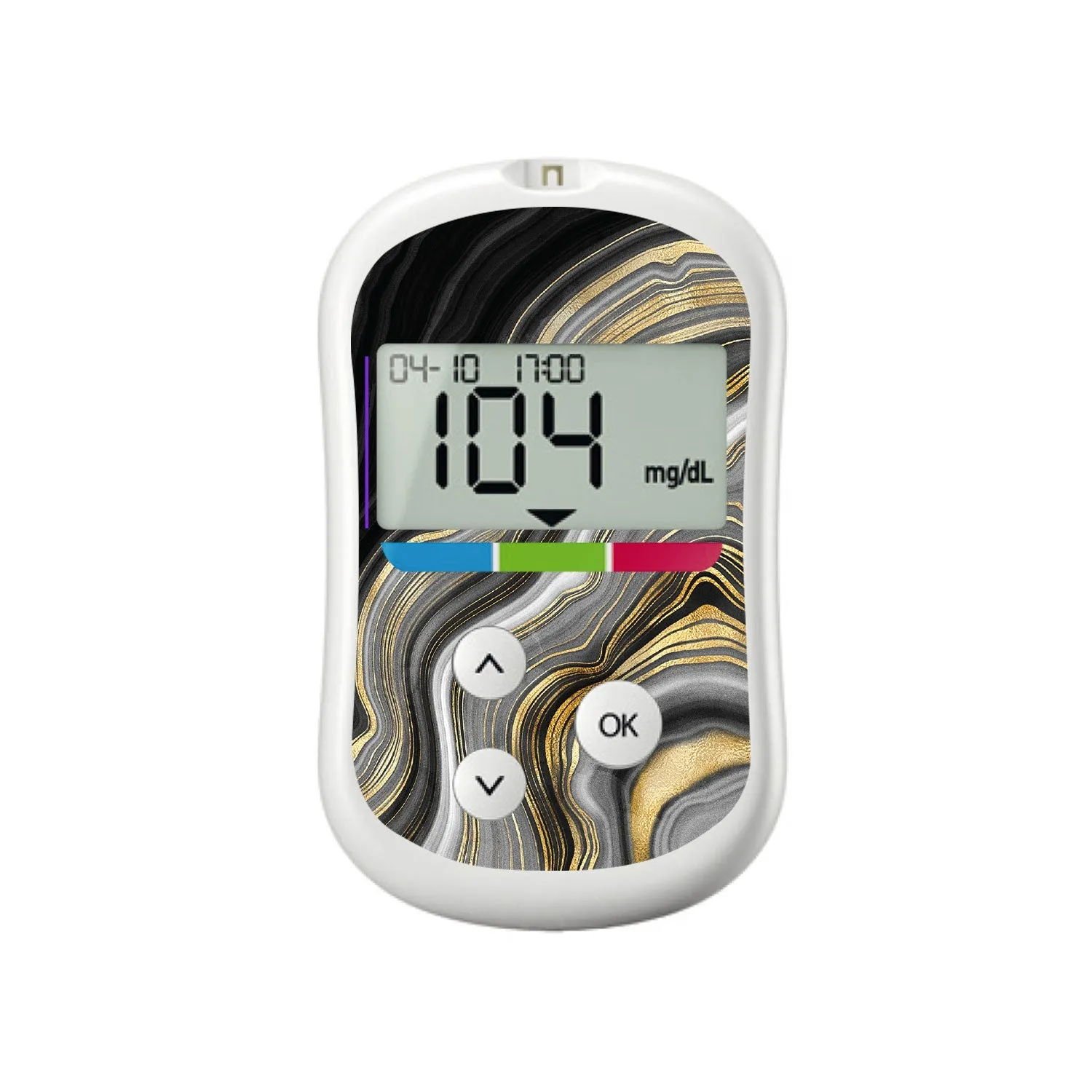 Gold Marble for OneTouch Verio Flex Glucometer