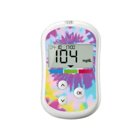 Groovy Tie-Dye for OneTouch Verio Flex Glucometer