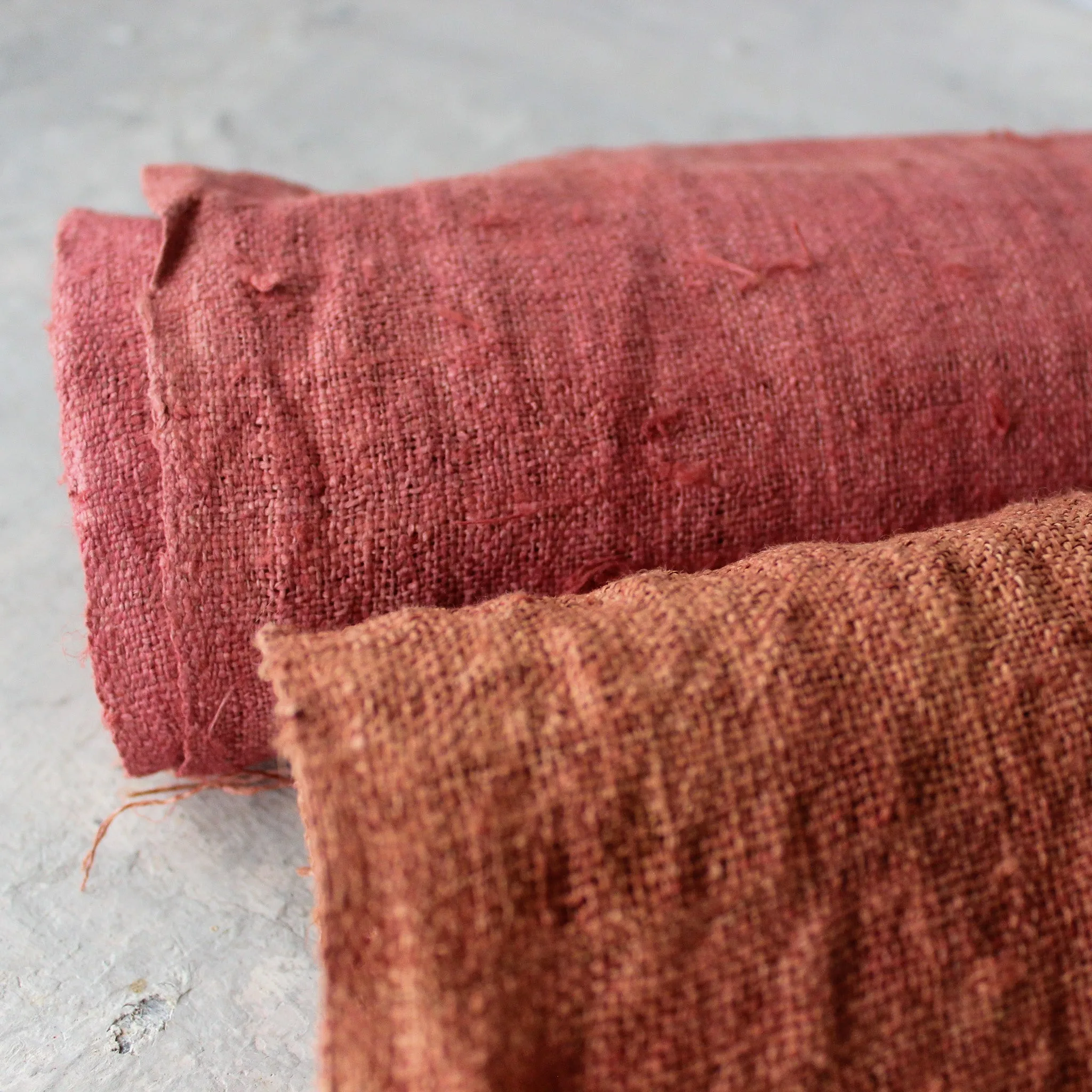 Handwoven Hemp Fabrics : Autumn Colours