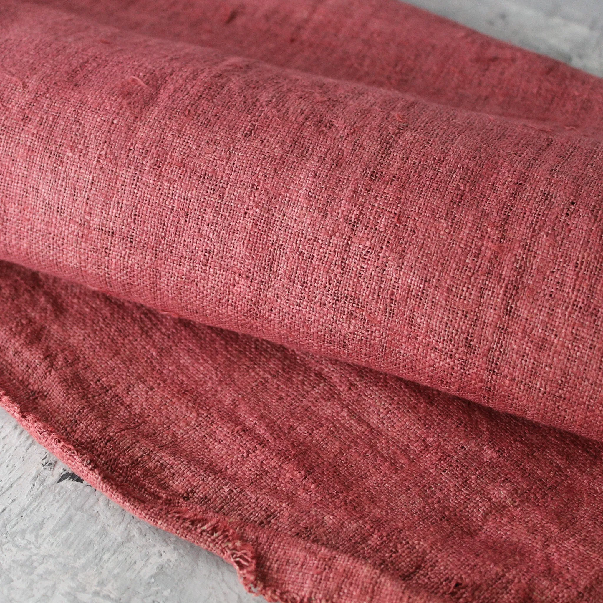 Handwoven Hemp Fabrics : Autumn Colours