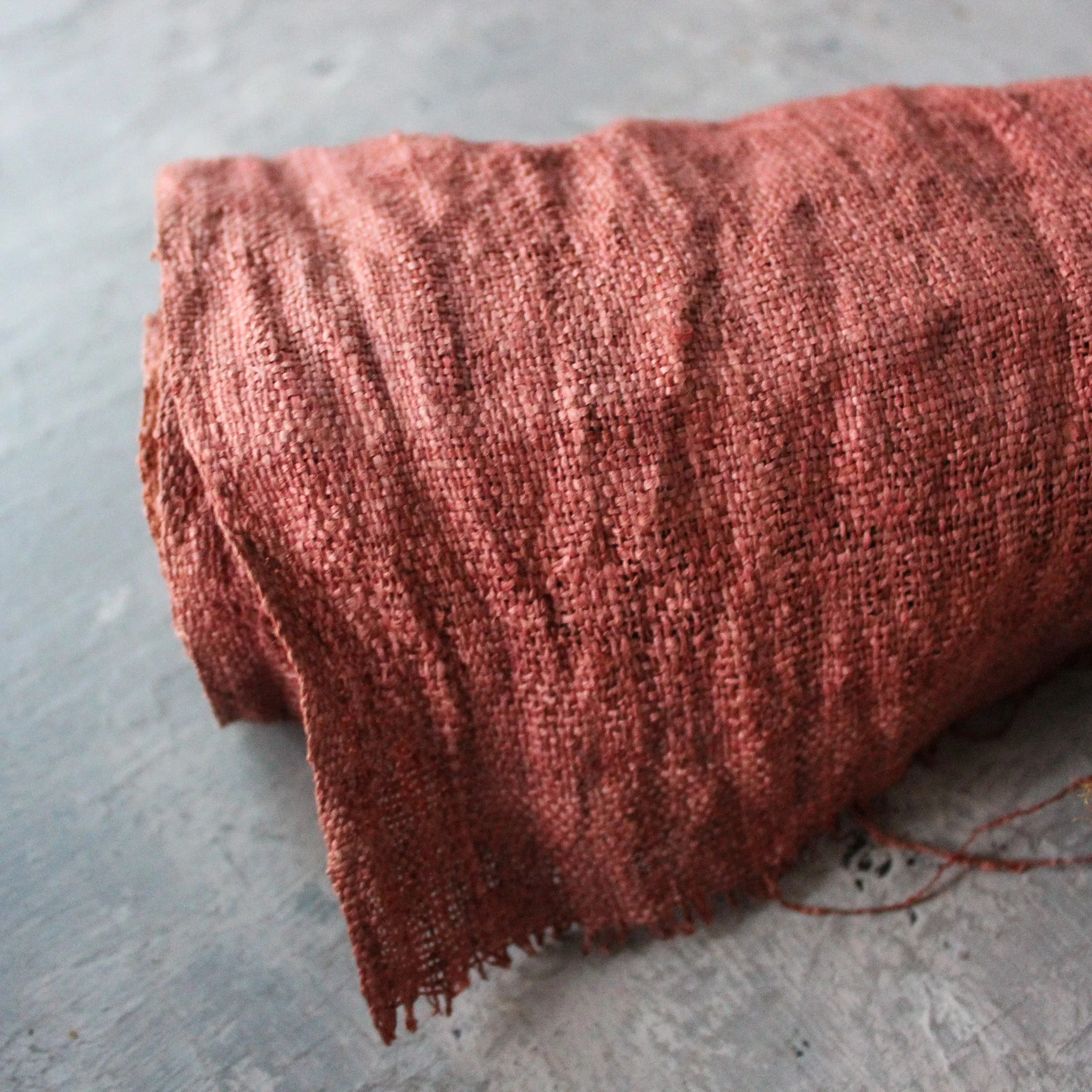 Handwoven Hemp Fabrics : Autumn Colours