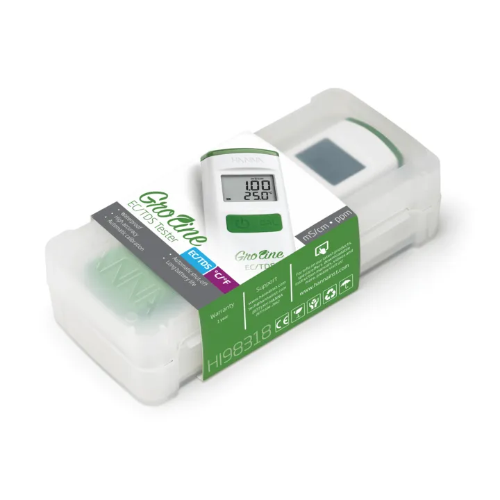 Hanna Groline Waterproof EC/TDS/Temperature Tester HI-98318