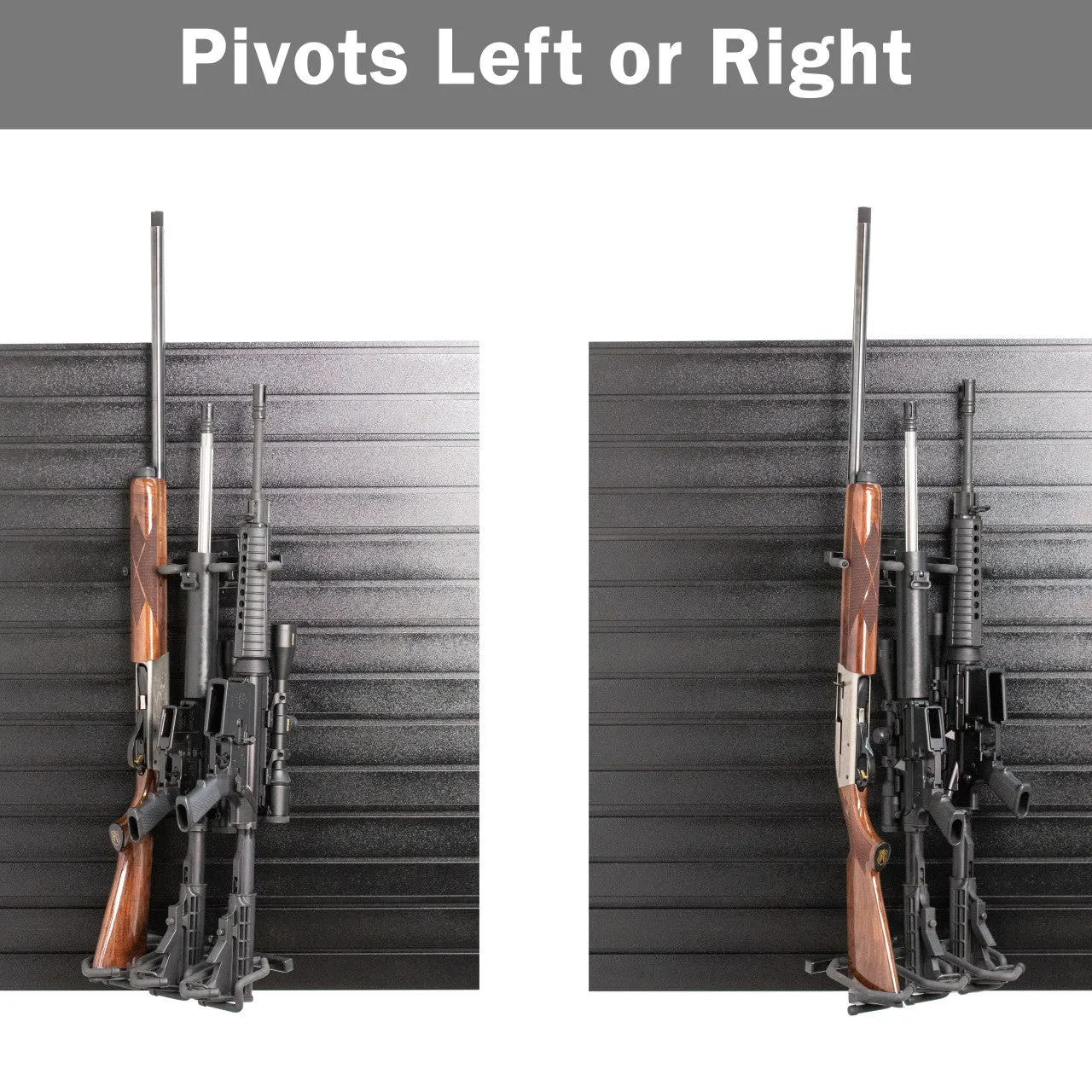Hold Up Displays Multi Angled Gun Display for Three Long Guns HD80