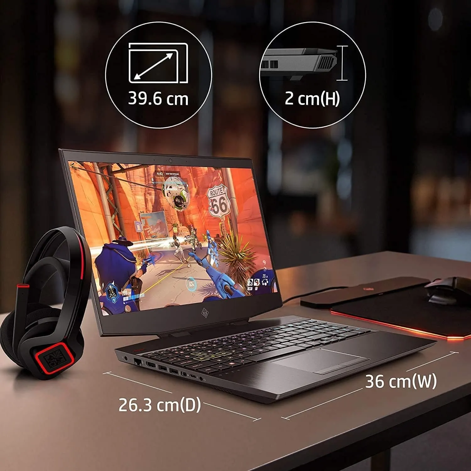 HP OMEN 15-dh1005na, Intel i7-10750H, 16GB RAM, 1TB SSD, RTX 2060 6GB, 15" - Shadow Black