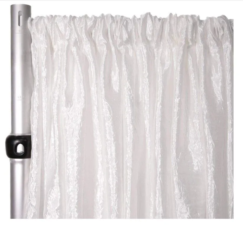 IFR Dull Crush Satin for Drapery | Extra Wide Tergalet Fabric | 108" Wide | Multiple Colors |