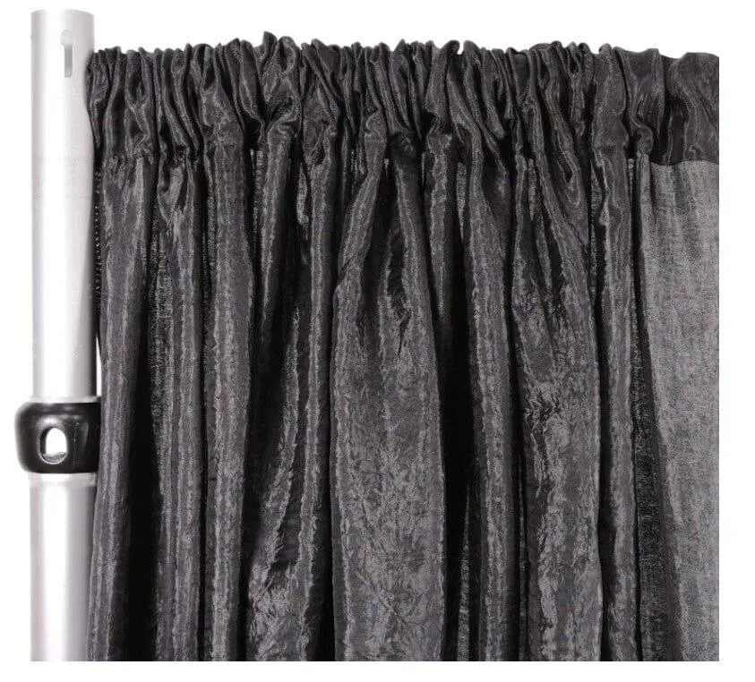 IFR Dull Crush Satin for Drapery | Extra Wide Tergalet Fabric | 108" Wide | Multiple Colors |