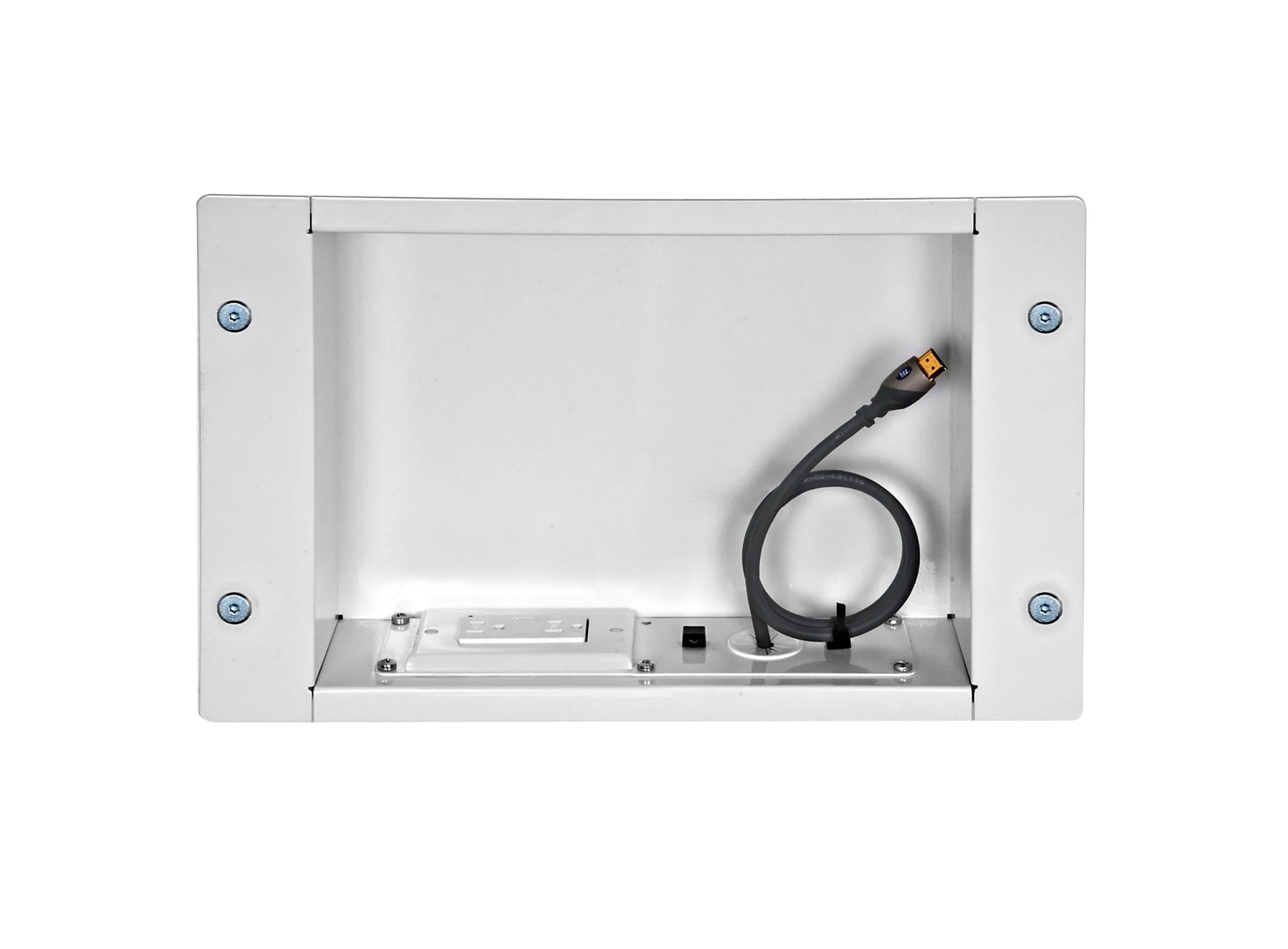 In-Wall Accessory Box with 125V Duplex Power Receptacle