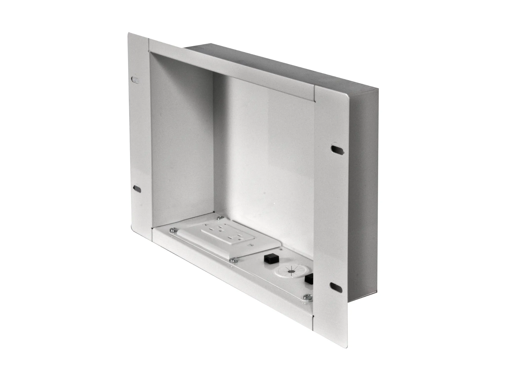 In-Wall Accessory Box with 125V Duplex Power Receptacle