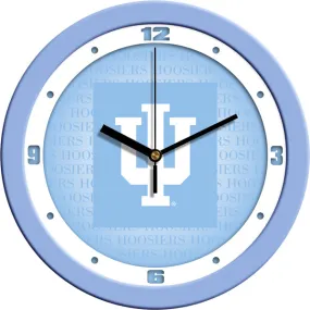 Indiana Hoosiers Wall Clock - Baby Blue