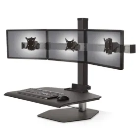 Innovative Winston Workstation Triple Monitor Sit Stand Innovative Winston Workstation Triple Monitor Sit Stand