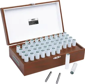 Insize (6-6.5MM) 51 Pin Gauge Set 4166-6D, DIN 2267 Grade 1 HRC62-65,  - 1 μm