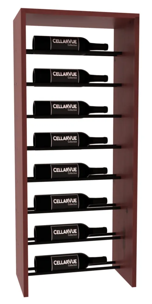 InstaCellar - 17.5" Horizontal Top Display - Black Metal Rods