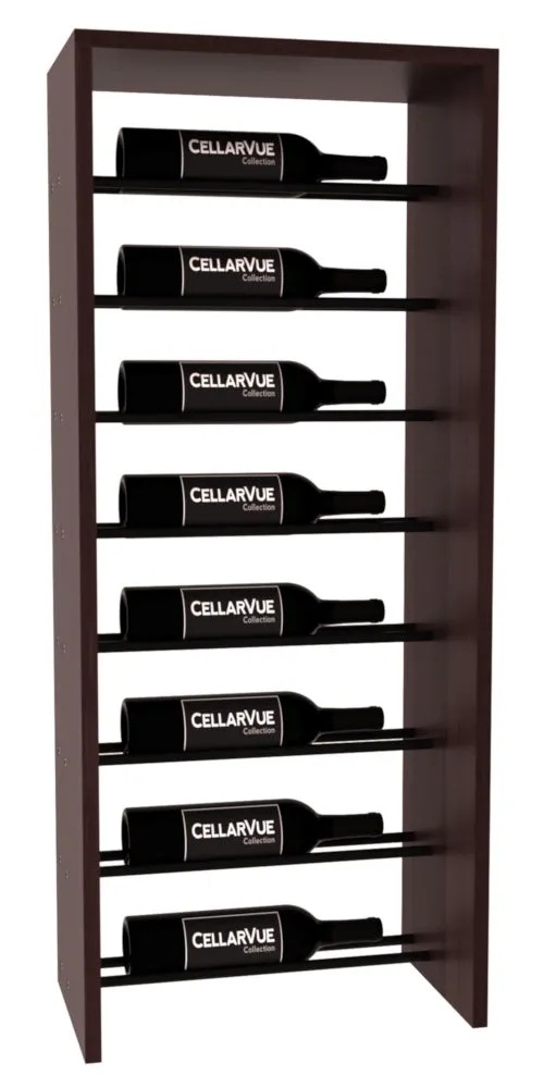 InstaCellar - 17.5" Horizontal Top Display - Black Metal Rods