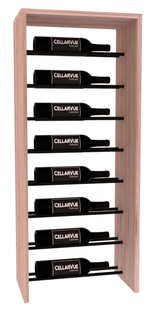 InstaCellar - 17.5" Horizontal Top Display - Black Metal Rods