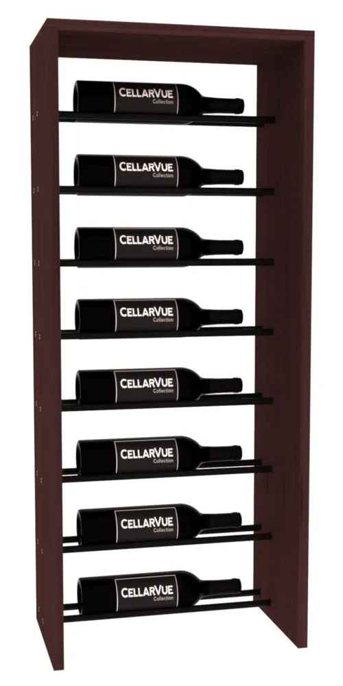 InstaCellar - 17.5" Horizontal Top Display - Black Metal Rods
