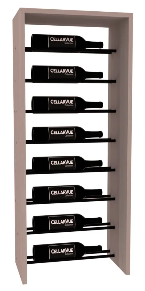InstaCellar - 17.5" Horizontal Top Display - Black Metal Rods