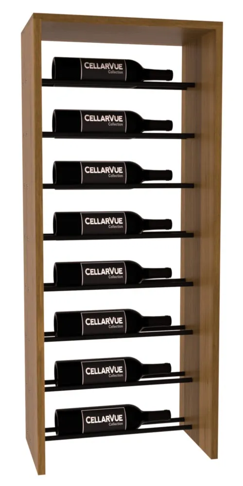 InstaCellar - 17.5" Horizontal Top Display - Black Metal Rods