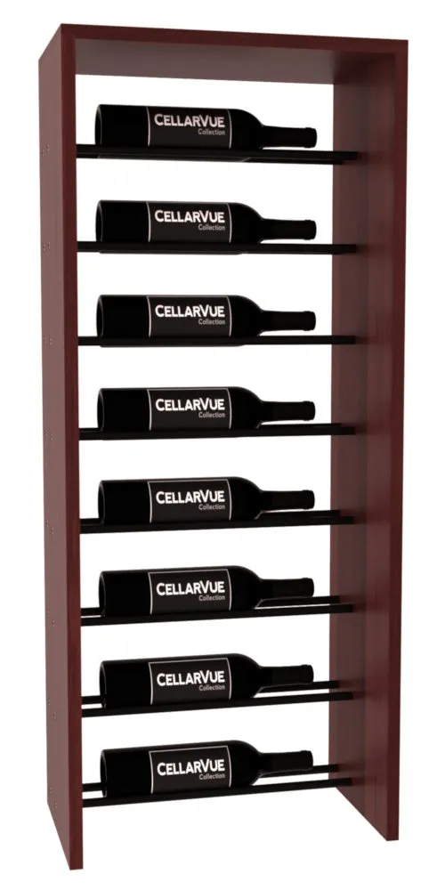 InstaCellar - 17.5" Horizontal Top Display - Black Metal Rods