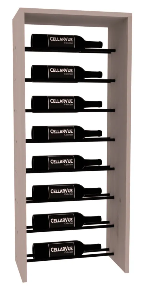InstaCellar - 17.5" Horizontal Top Display - Black Metal Rods