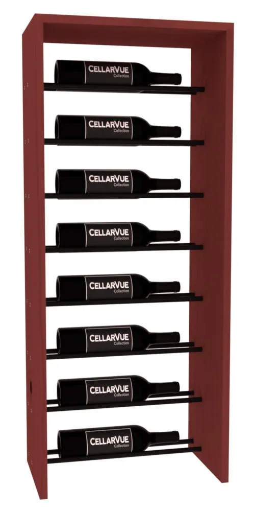 InstaCellar - 17.5" Horizontal Top Display - Black Metal Rods