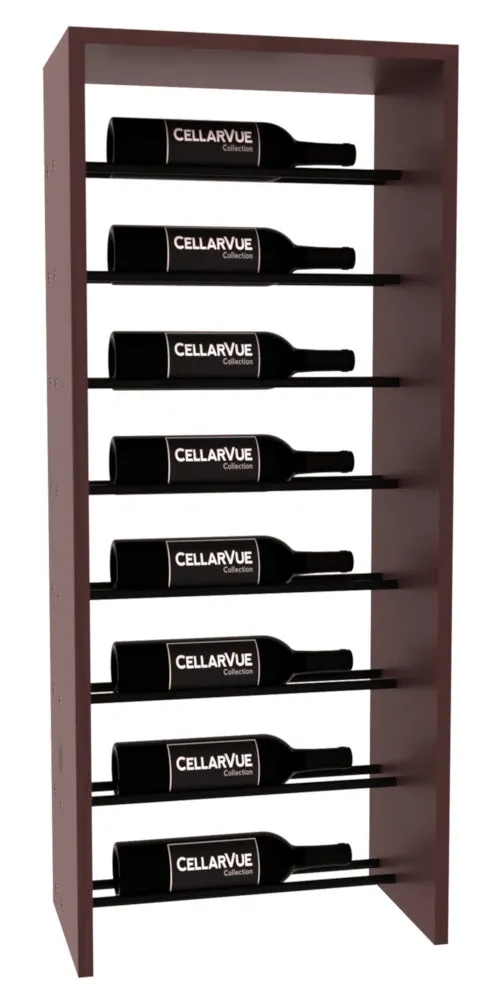 InstaCellar - 17.5" Horizontal Top Display - Black Metal Rods