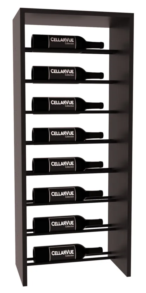 InstaCellar - 17.5" Horizontal Top Display - Black Metal Rods