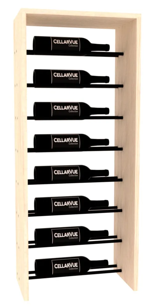 InstaCellar - 17.5" Horizontal Top Display - Black Metal Rods