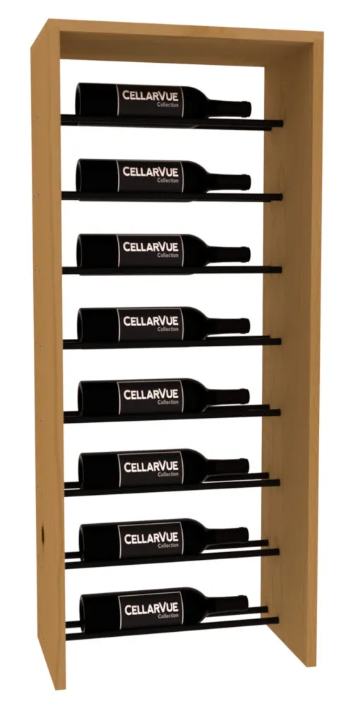 InstaCellar - 17.5" Horizontal Top Display - Black Metal Rods