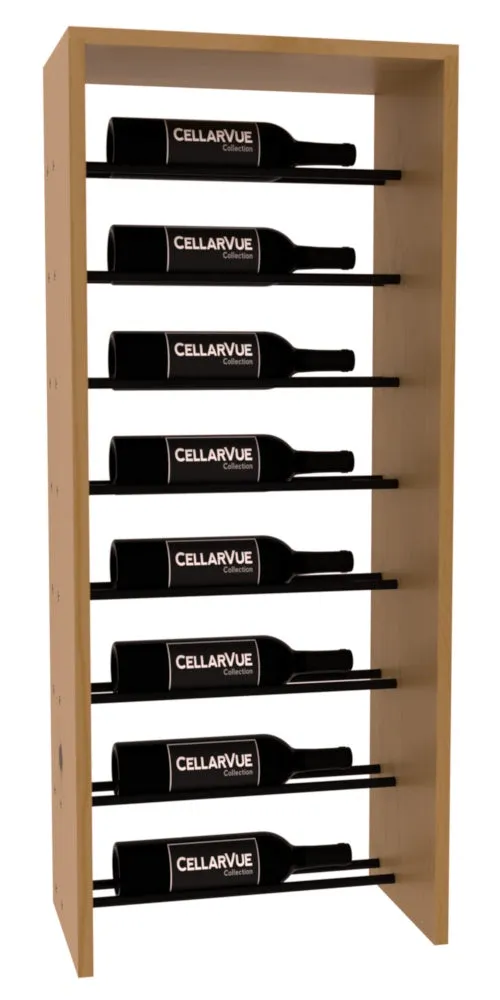 InstaCellar - 17.5" Horizontal Top Display - Black Metal Rods