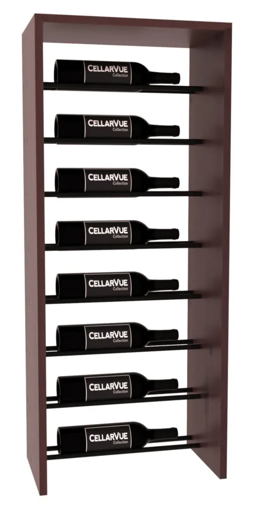 InstaCellar - 17.5" Horizontal Top Display - Black Metal Rods