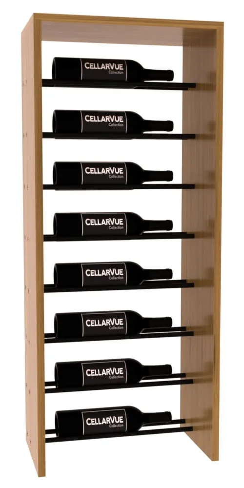 InstaCellar - 17.5" Horizontal Top Display - Black Metal Rods