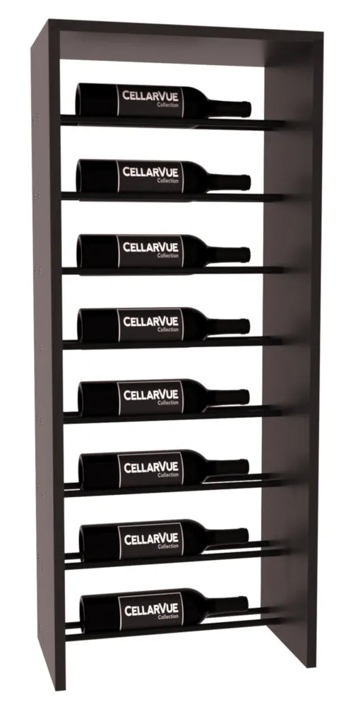 InstaCellar - 17.5" Horizontal Top Display - Black Metal Rods
