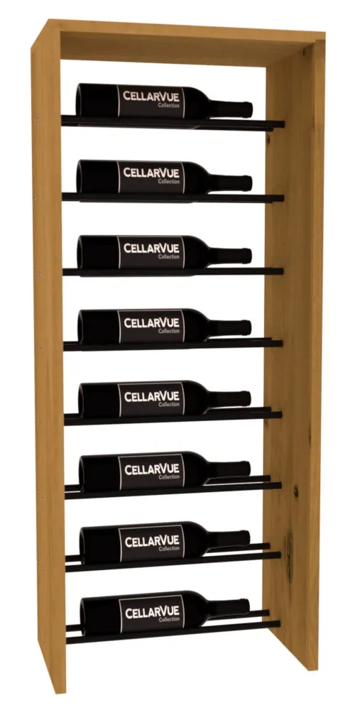 InstaCellar - 17.5" Horizontal Top Display - Black Metal Rods
