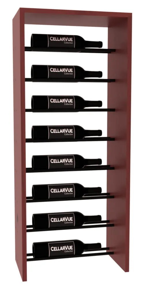 InstaCellar - 17.5" Horizontal Top Display - Black Metal Rods