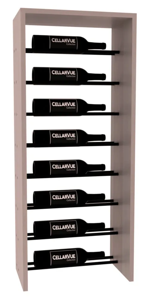 InstaCellar - 17.5" Horizontal Top Display - Black Metal Rods