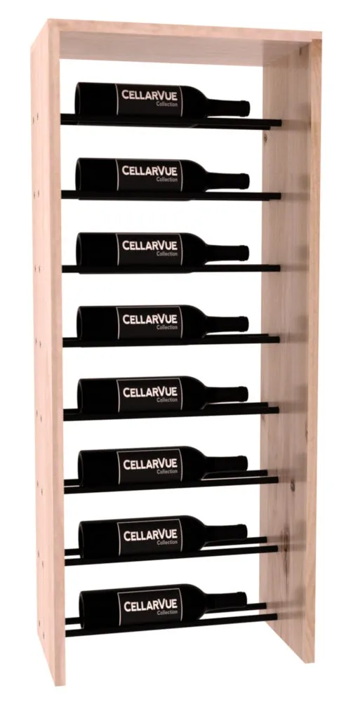 InstaCellar - 17.5" Horizontal Top Display - Black Metal Rods