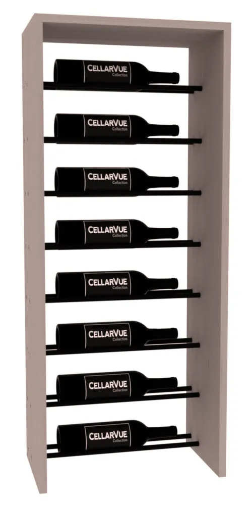 InstaCellar - 17.5" Horizontal Top Display - Black Metal Rods