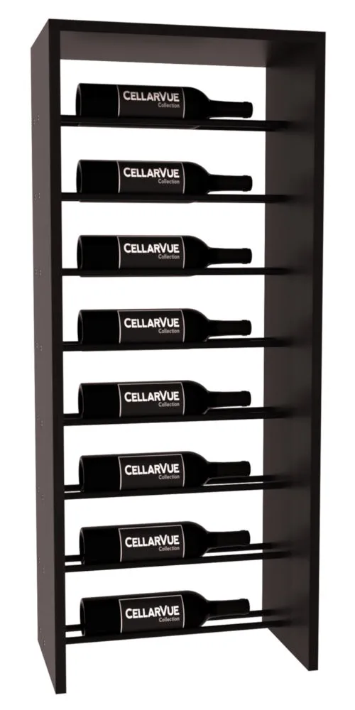 InstaCellar - 17.5" Horizontal Top Display - Black Metal Rods
