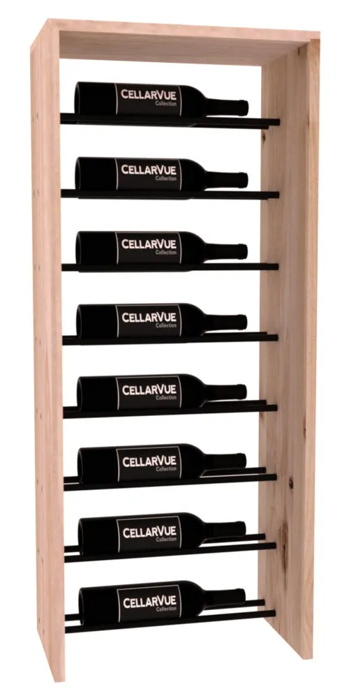 InstaCellar - 17.5" Horizontal Top Display - Black Metal Rods