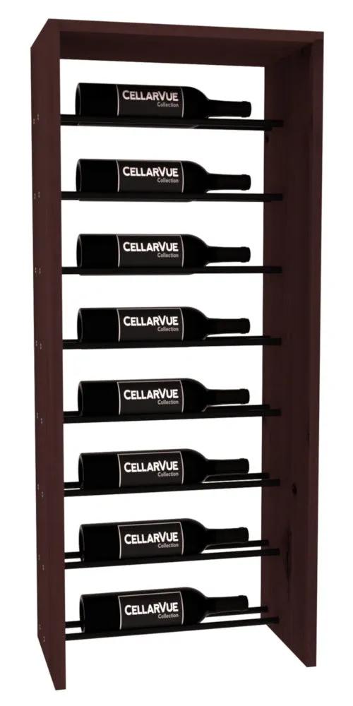 InstaCellar - 17.5" Horizontal Top Display - Black Metal Rods