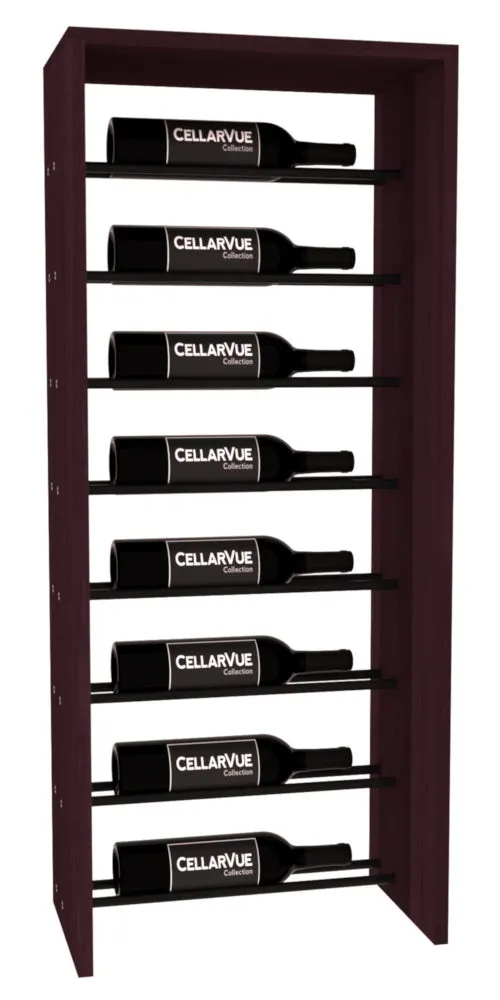 InstaCellar - 17.5" Horizontal Top Display - Black Metal Rods