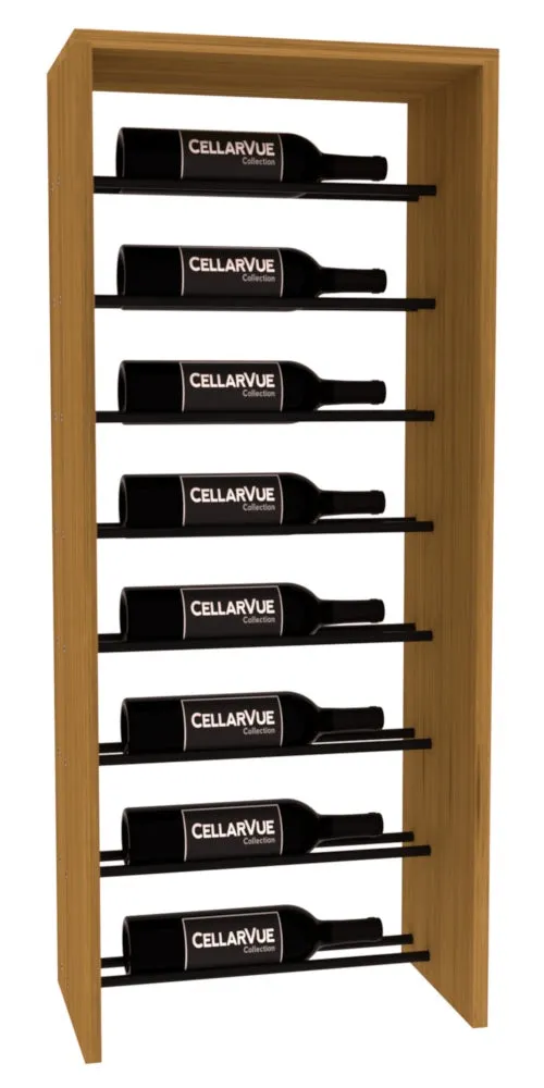 InstaCellar - 17.5" Horizontal Top Display - Black Metal Rods