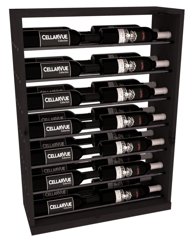 InstaCellar - 26" Horizontal Base Display - Gunmetal Rods