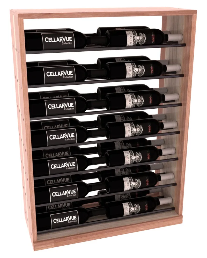 InstaCellar - 26" Horizontal Base Display - Gunmetal Rods