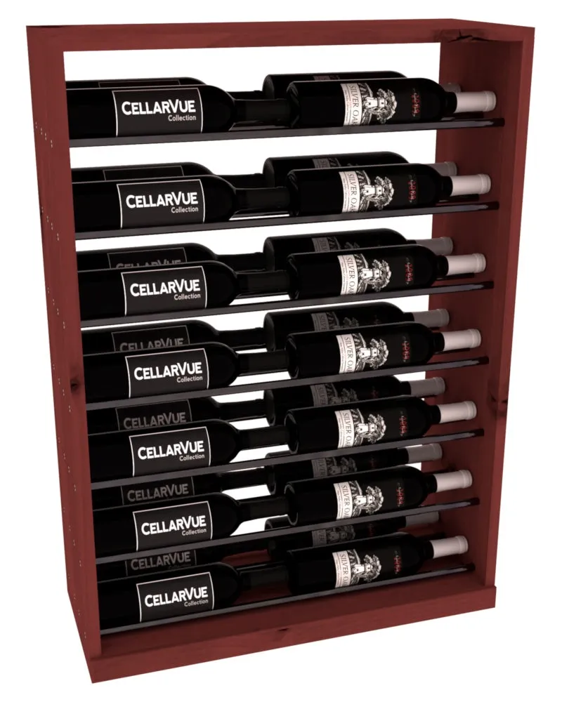 InstaCellar - 26" Horizontal Base Display - Gunmetal Rods