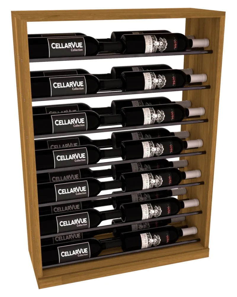 InstaCellar - 26" Horizontal Base Display - Gunmetal Rods