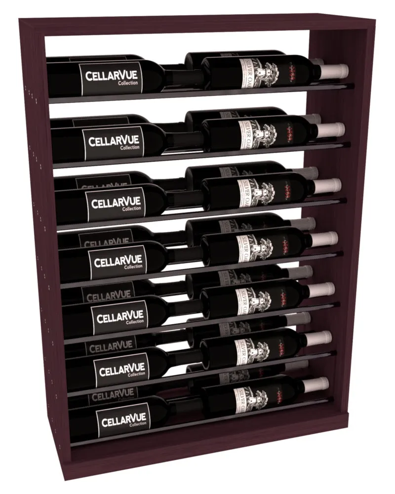 InstaCellar - 26" Horizontal Base Display - Gunmetal Rods