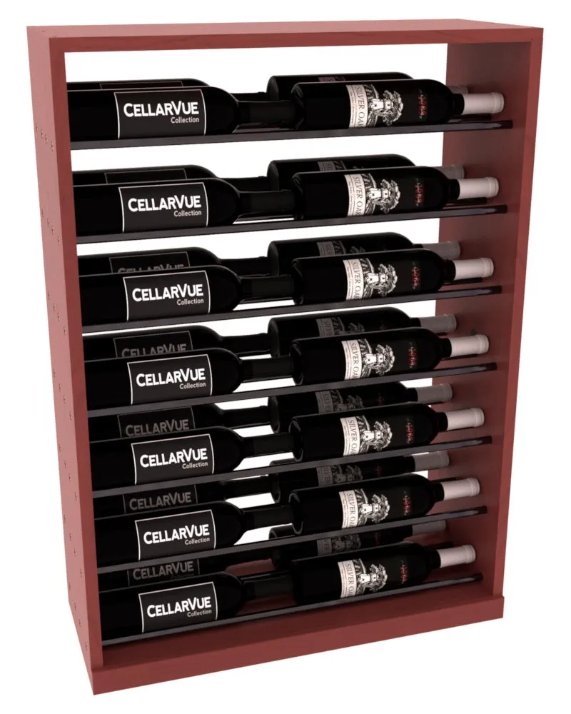 InstaCellar - 26" Horizontal Base Display - Gunmetal Rods