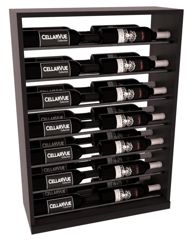 InstaCellar - 26" Horizontal Base Display - Gunmetal Rods